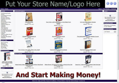 Product picture Turnkey Ebook store + 200 Ebooks + Resell Right